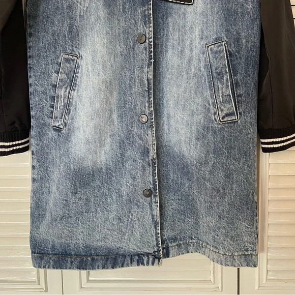 Dennim Patch’s  Long Jacket Women size Small - Picture 7 of 13